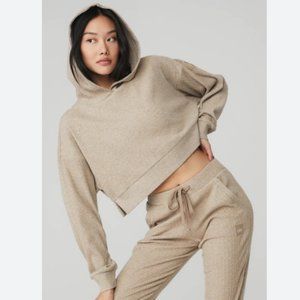ALO Yoga Muse Hoodie Gravel Heather